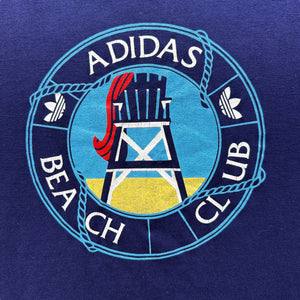 80s Adidas beach club tee Small