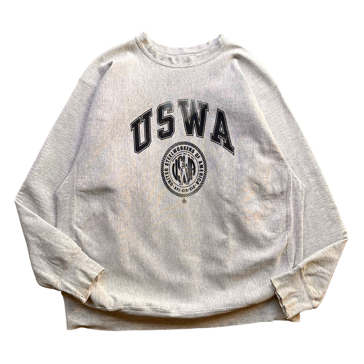 90s Steelworkers union heavyweight sweatshirt L/XL