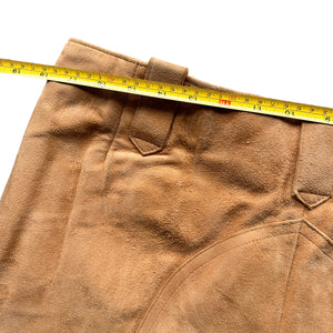 70s JJ Made in canada🇨🇦 suede leather pants 36/36