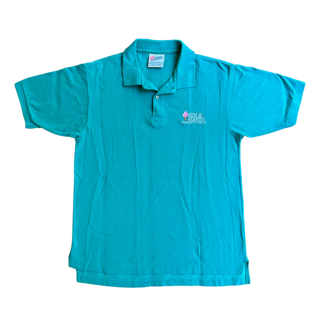 90s Ben and jerry’s polo XL