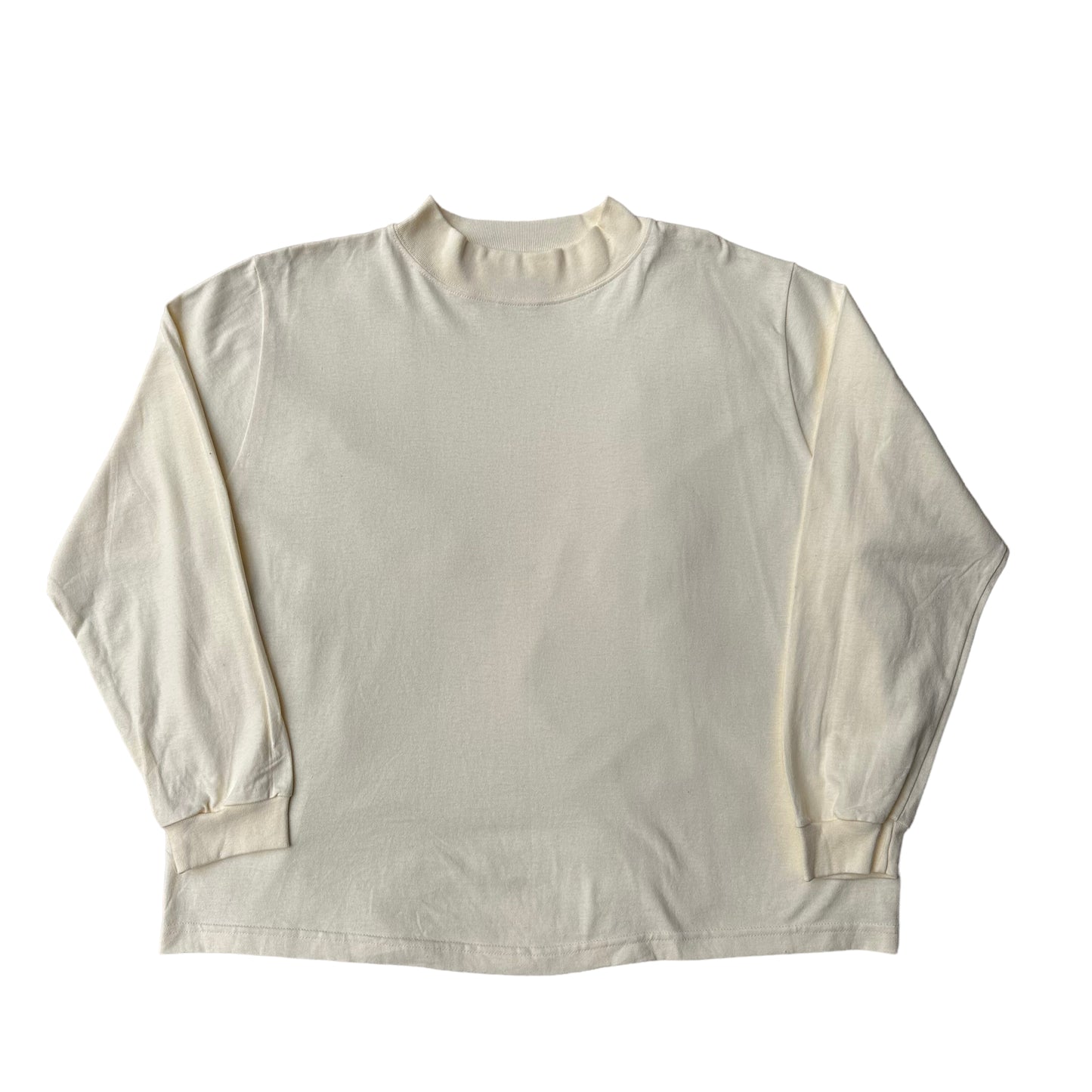 90s Cream mock neck XL