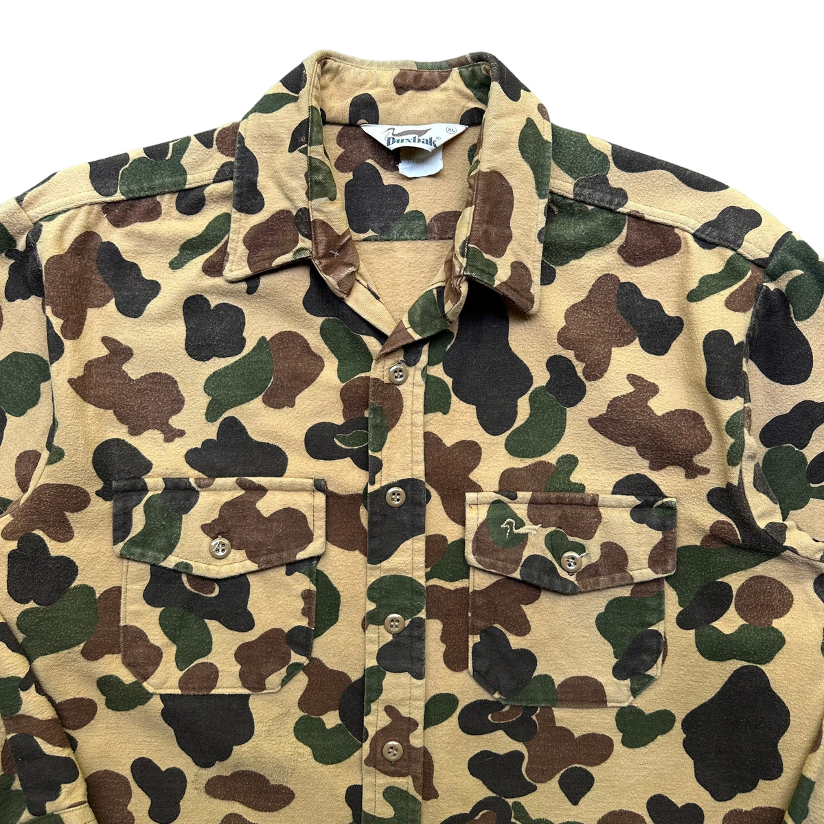 80s Duck camo chamois shirt XL – Vintage Sponsor