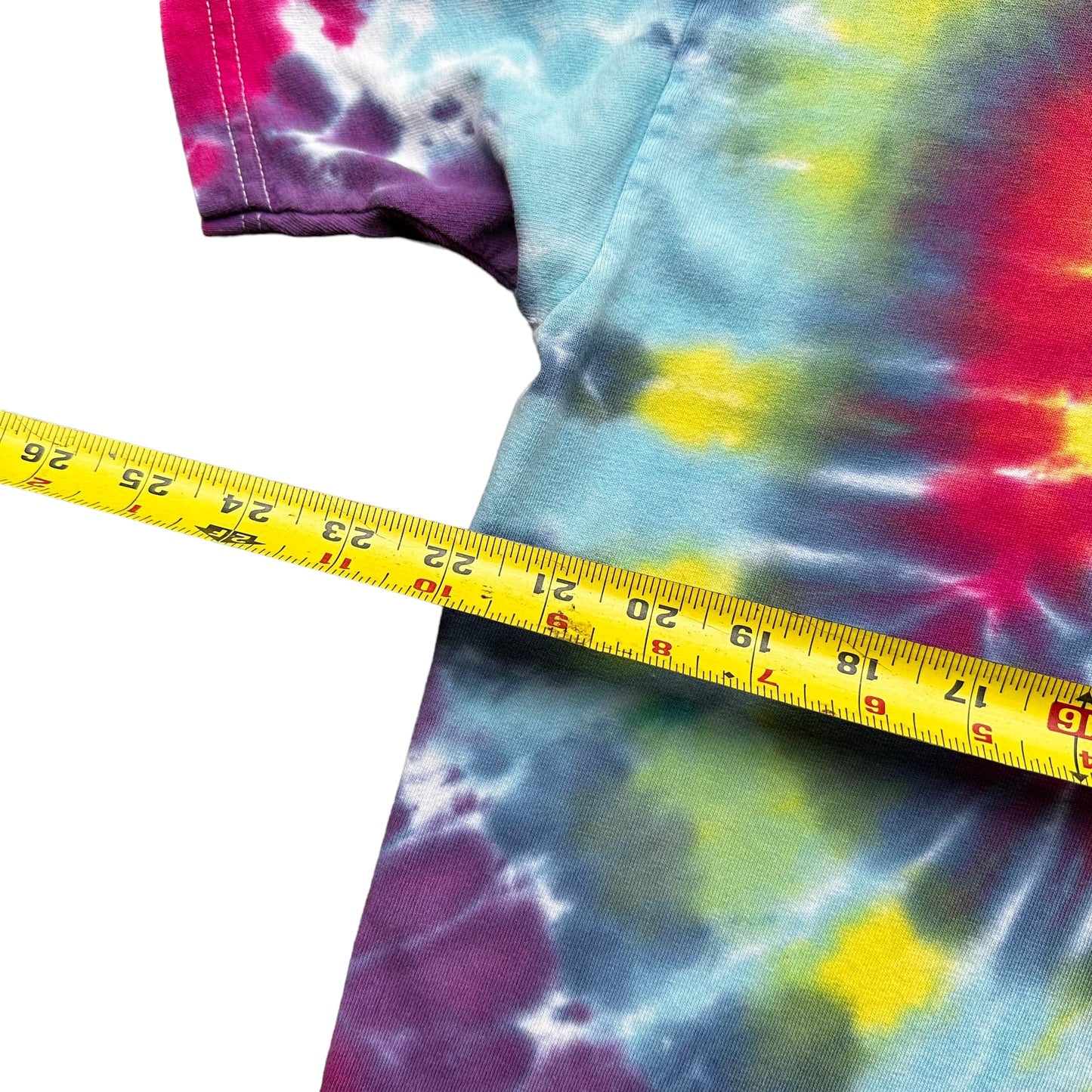 Peace sign tie dye tee large