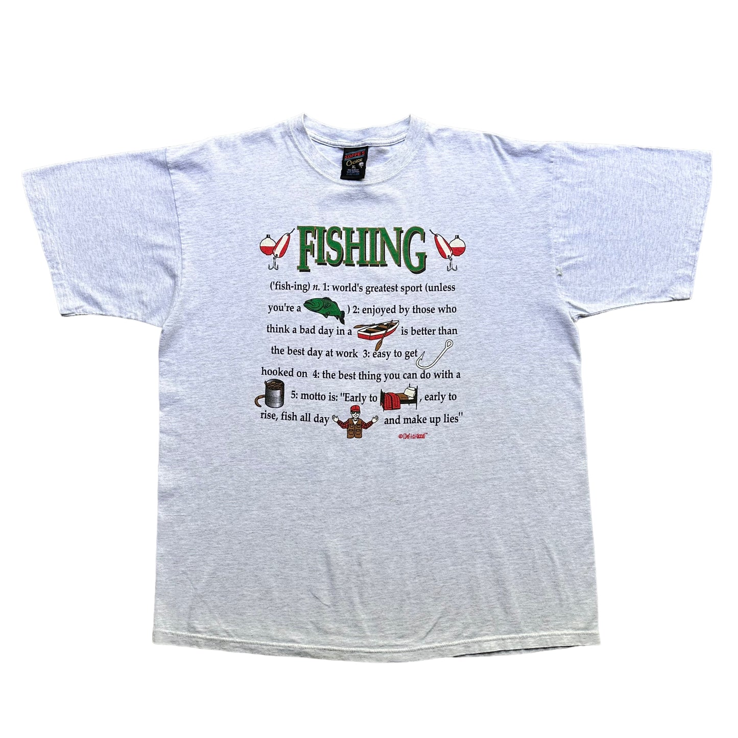 90s fishing tee XL