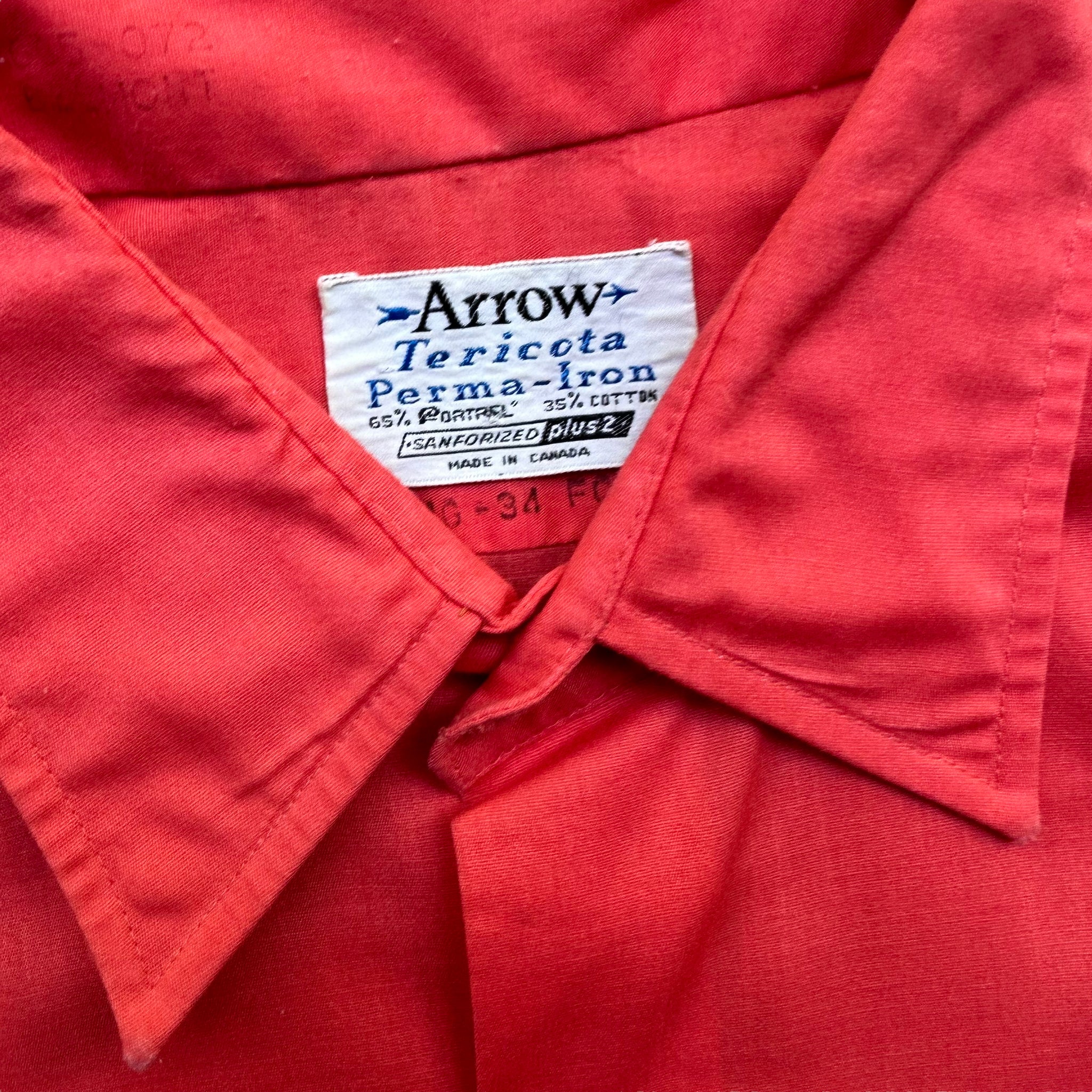60s Arrow dress shirt large