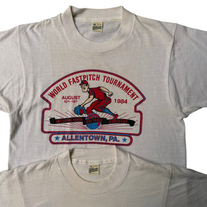 80s Fast pitch allentown tee - size S, M