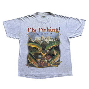 Fly fishing the good life tee XL