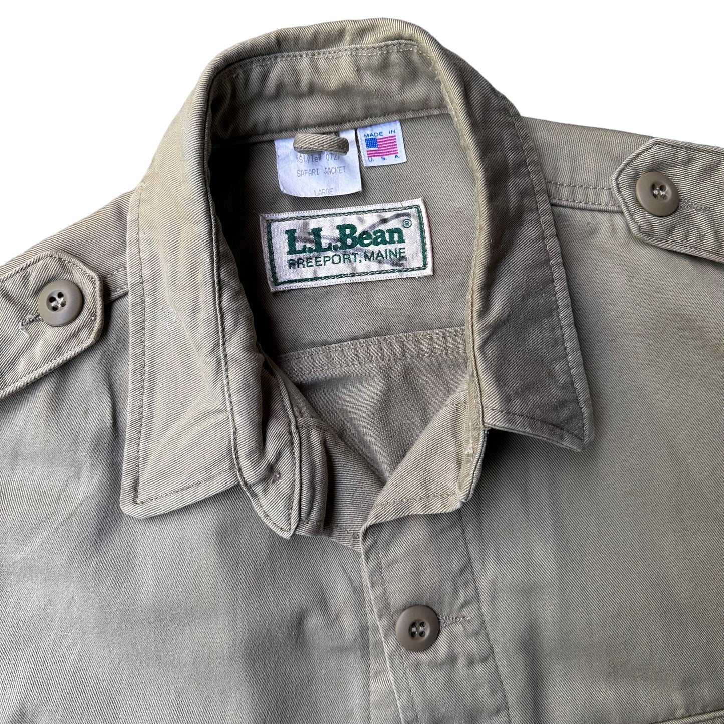 90s LL Beab Safari jacket large