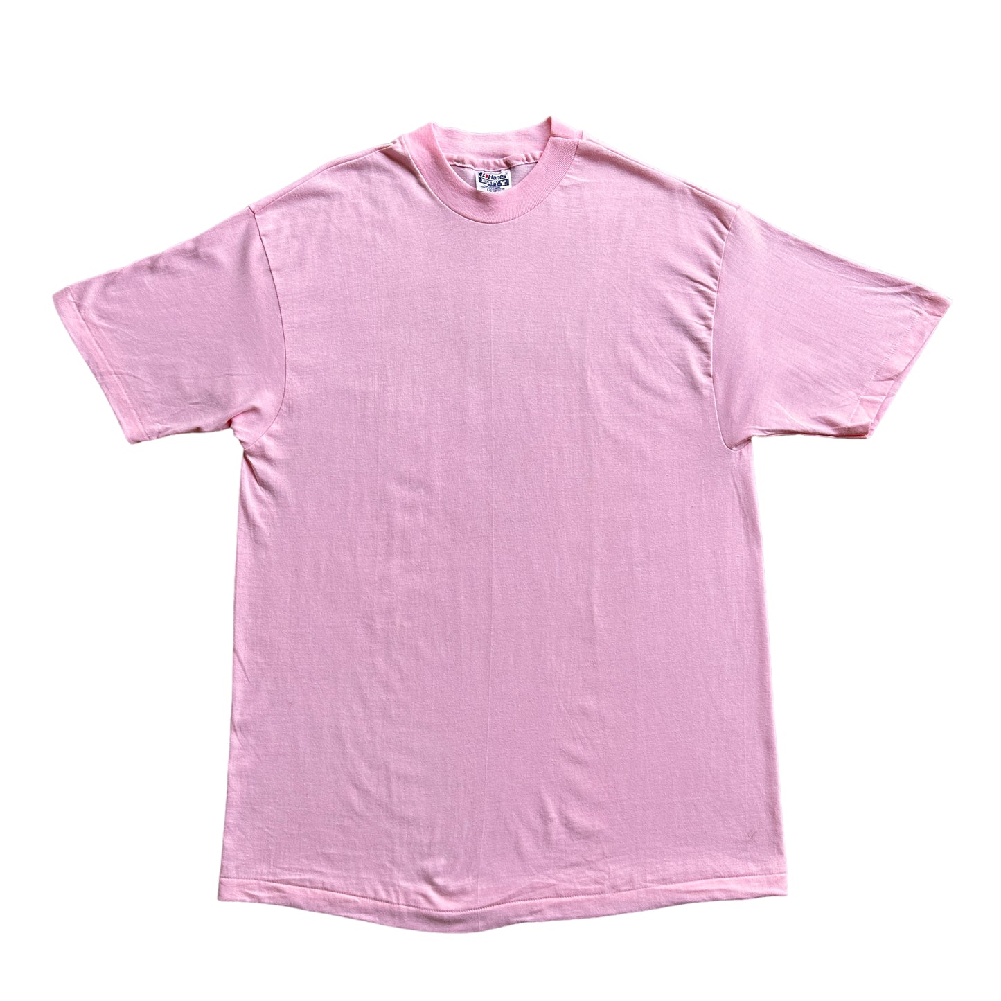 90s Pink hanes blank tee M/L