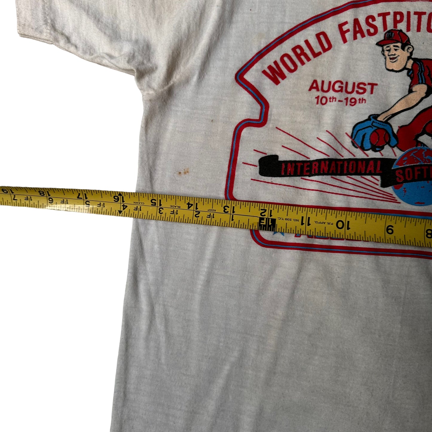 80s Fast pitch allentown tee - size S, M