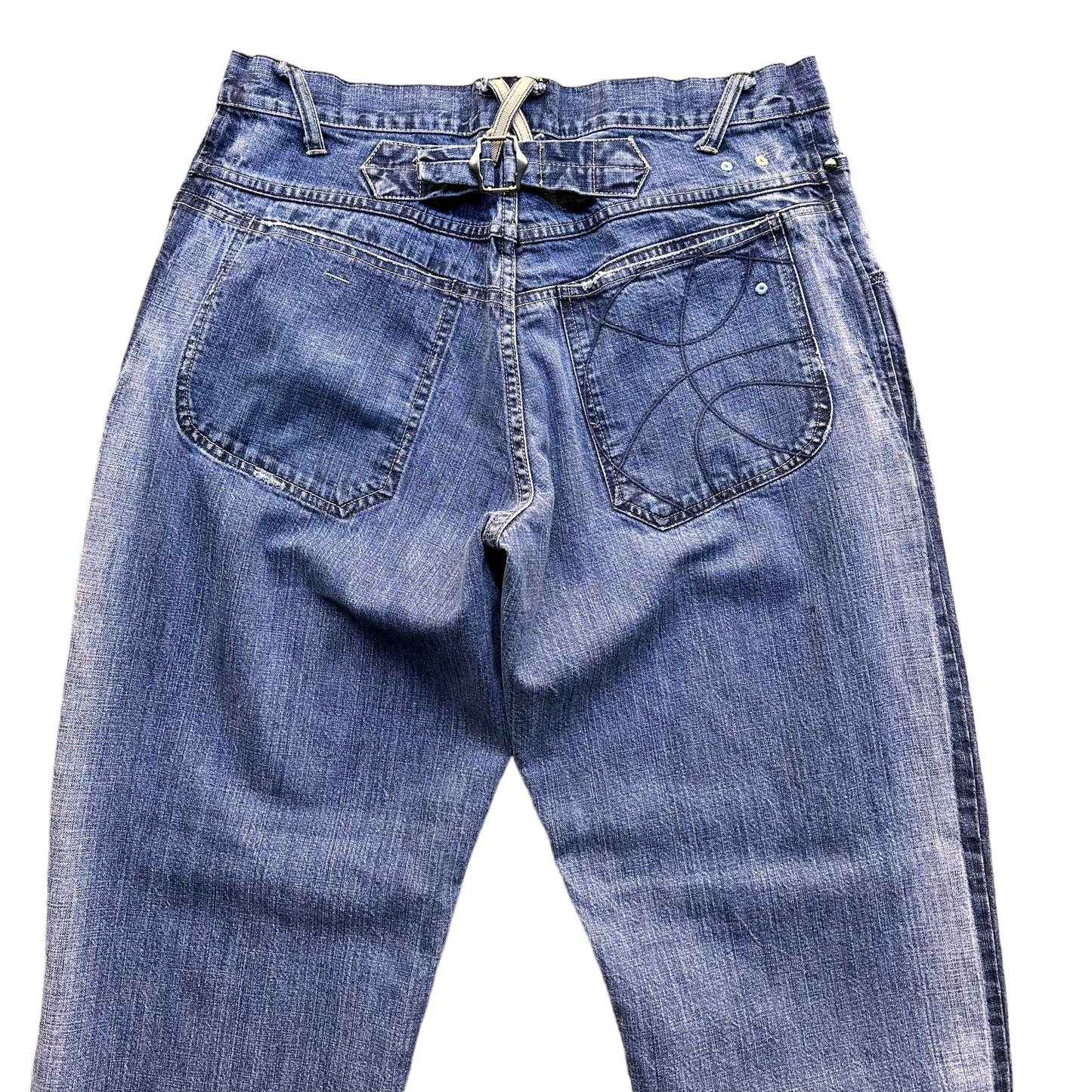 2005 Jordan buckle back denim  34/34