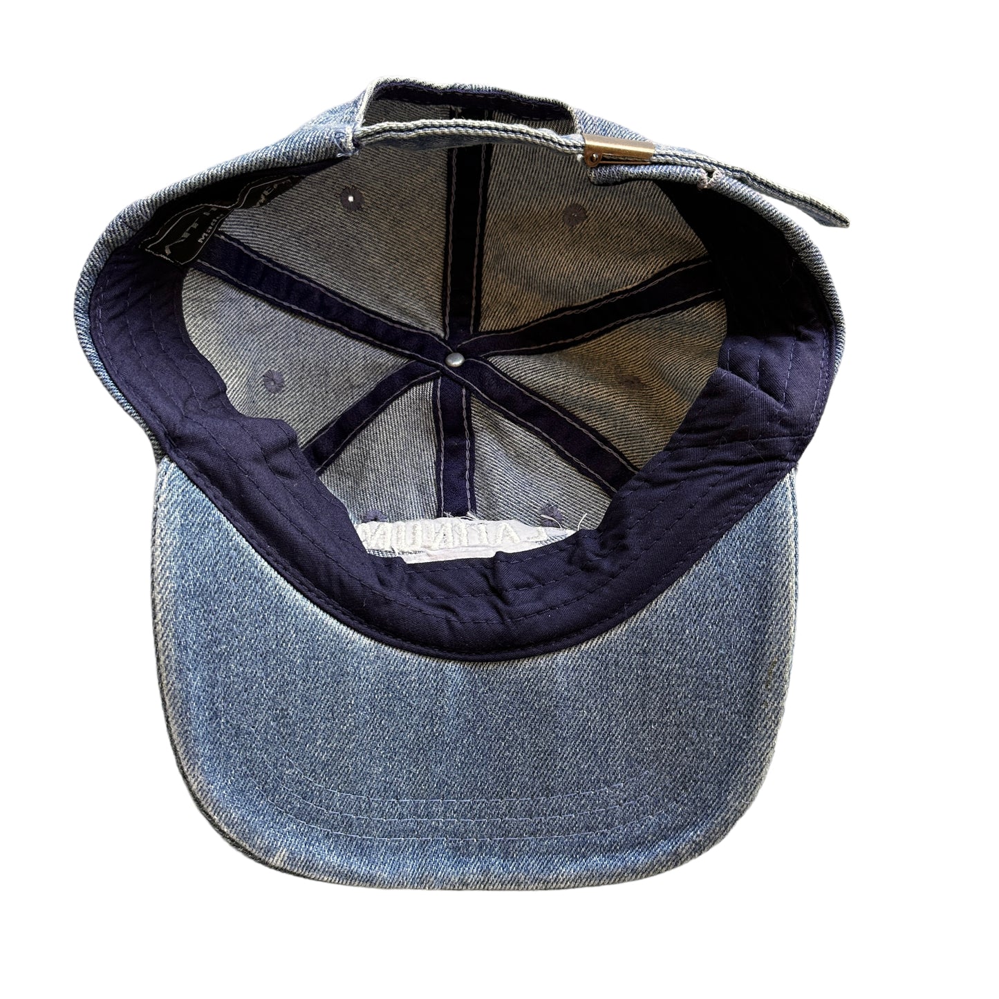 Pure platinum denim hat