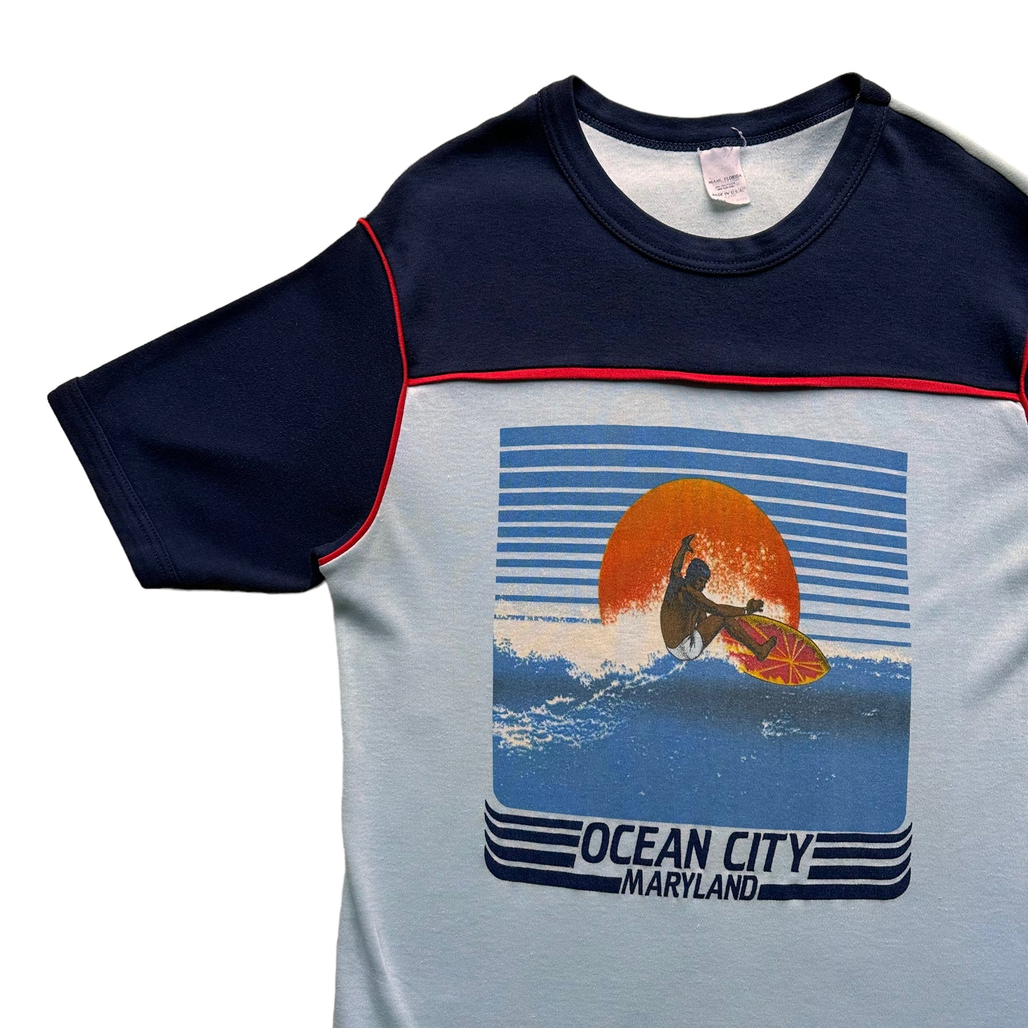 80s Ocean city surfer tee   Small