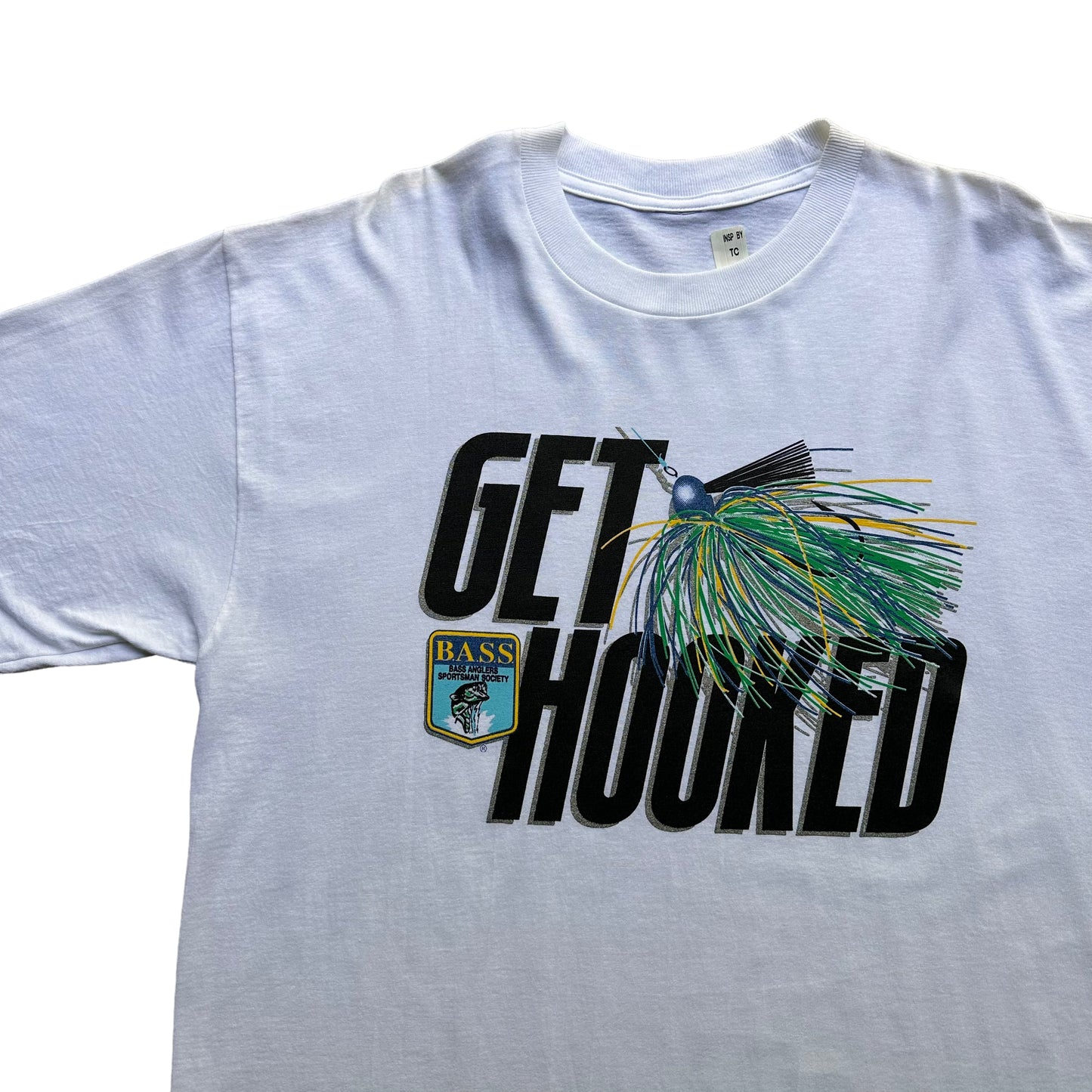 Get hooked bass tee L/XL