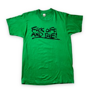 70’s/80’s Fuck off and die t shirt S\M