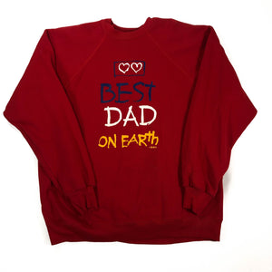 80s BEST DAD on earth sweatshirt size L