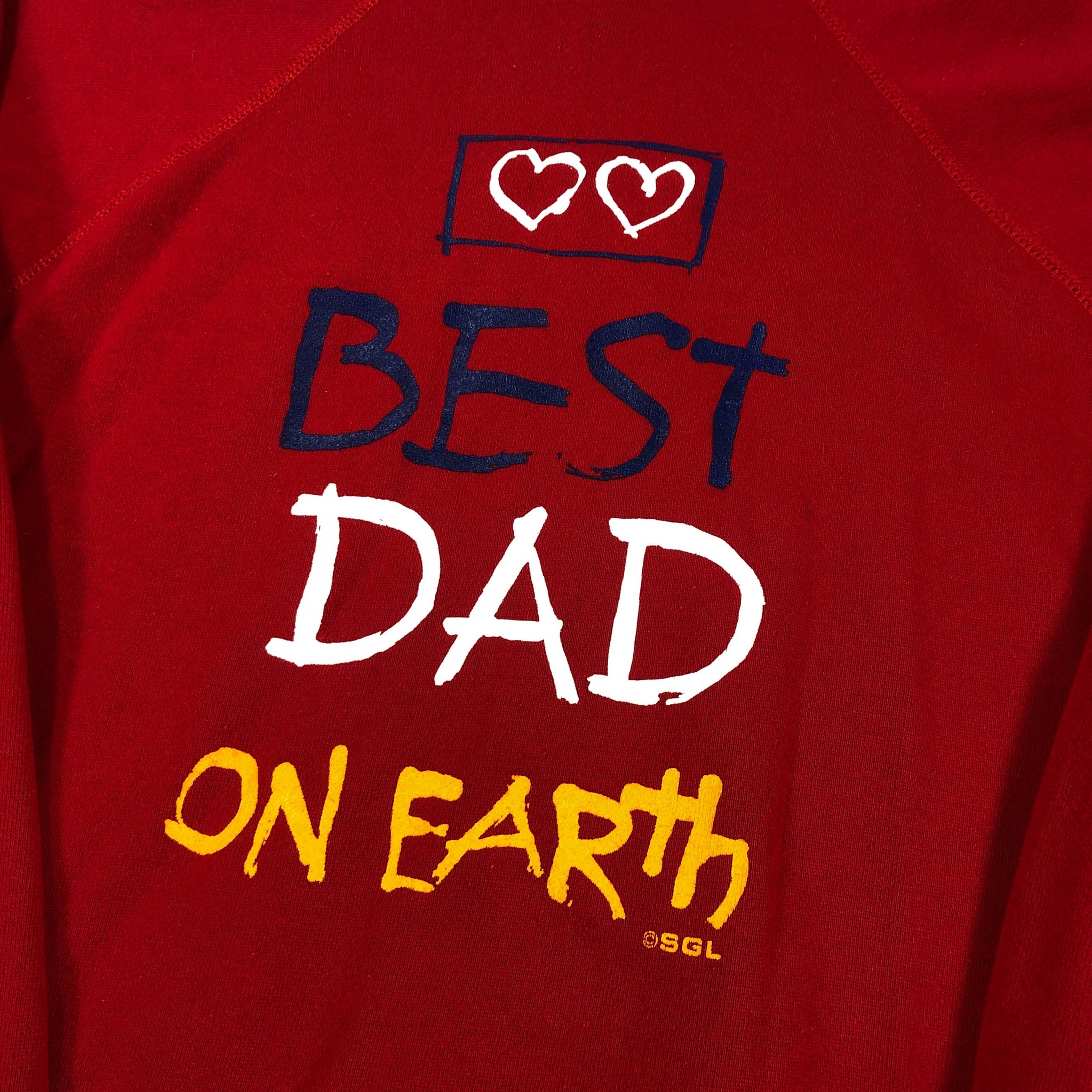 80s BEST DAD on earth sweatshirt size L