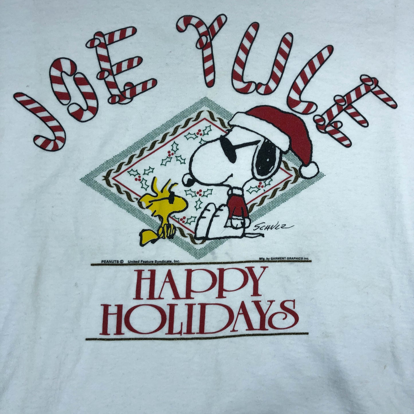 happy holidays from Joe YULE tee XL