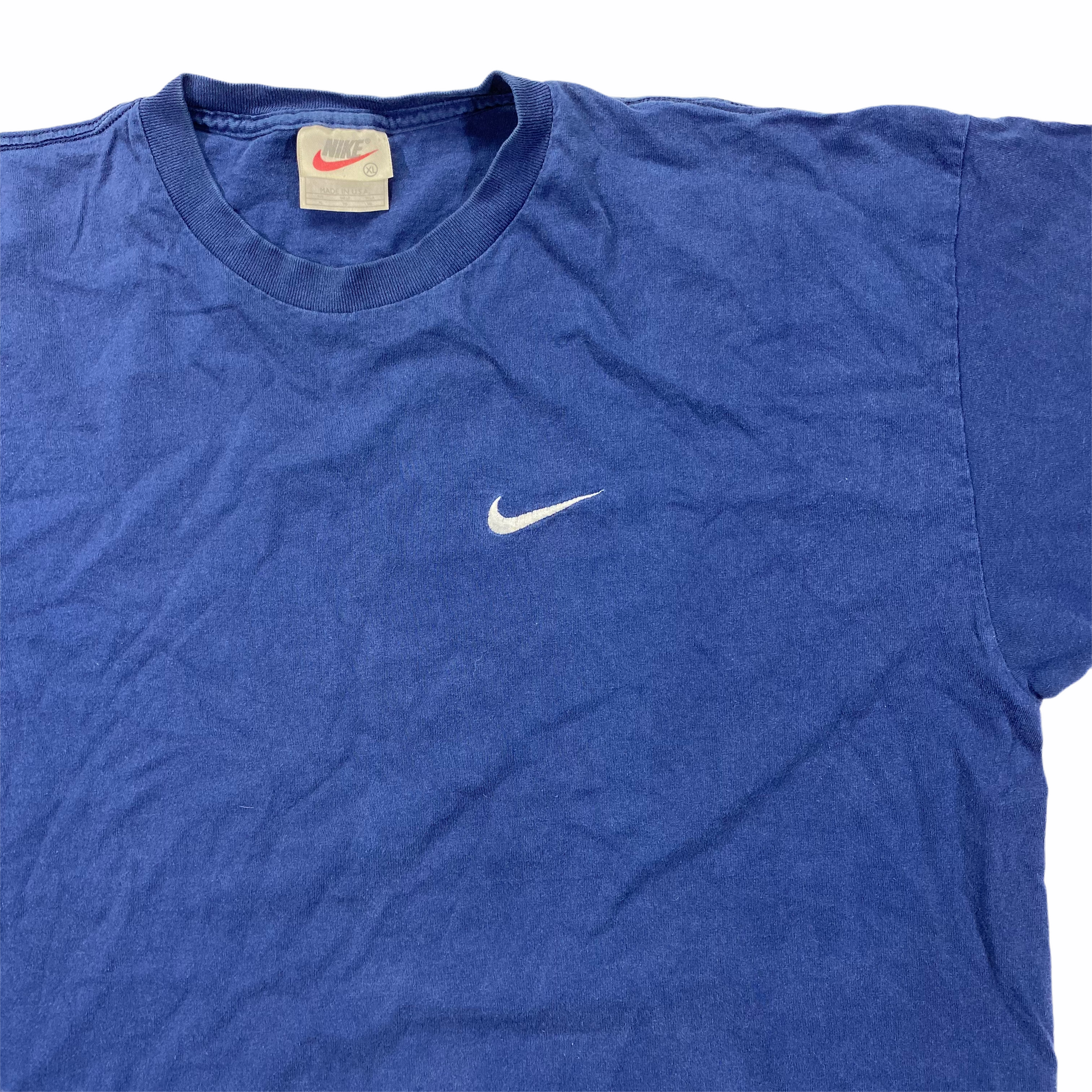 Nike tiny check tee. Made in usa🇺🇸 XL