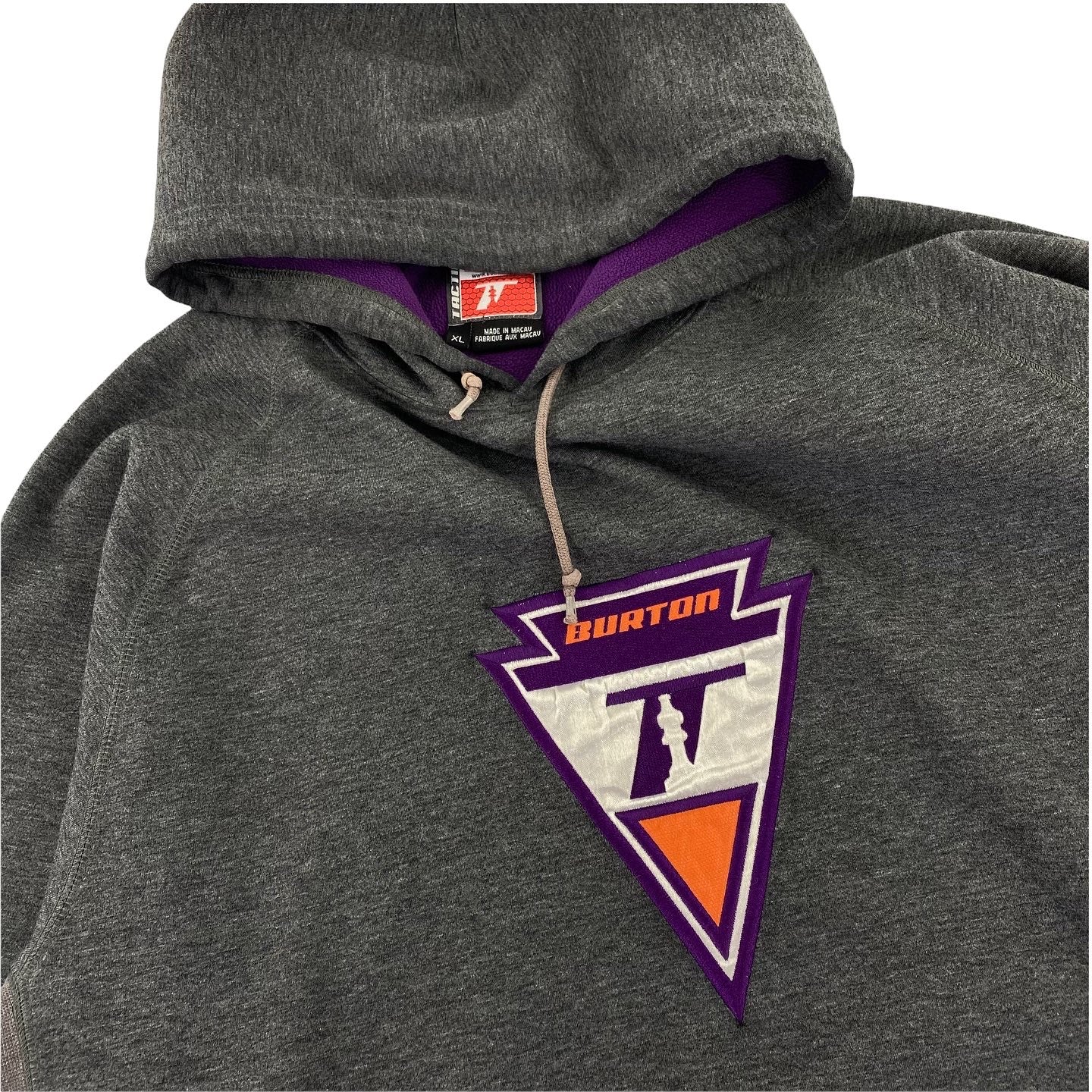 Y2K Burton Tactic hooded sweatshirt. XL