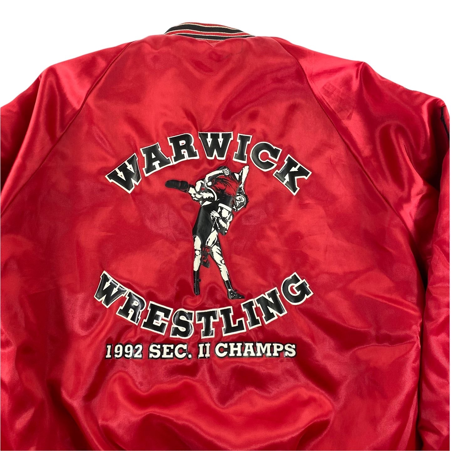 90s Satin wrestling jacket. S/M