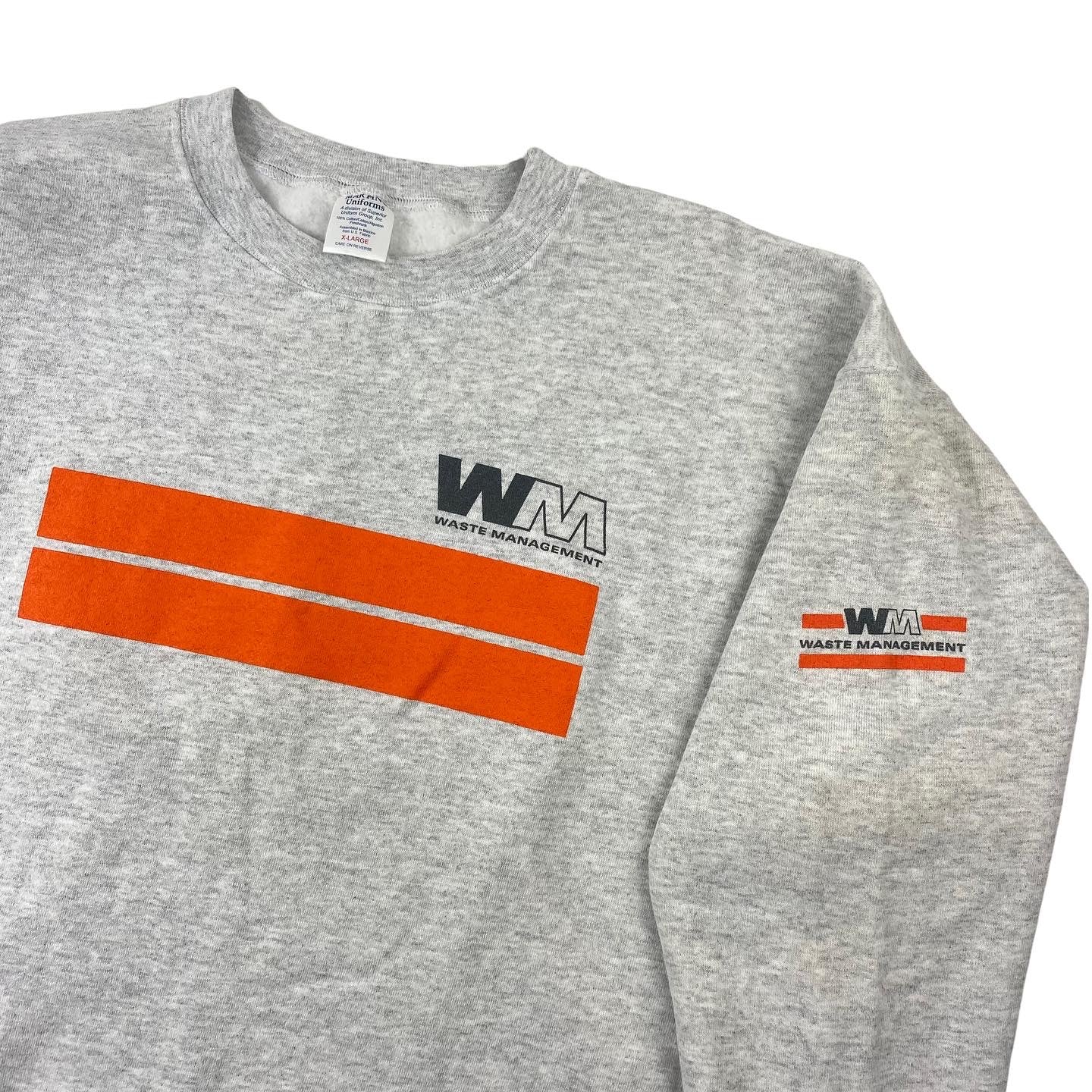 Waste management crewneck - Made in usa 🇺🇸 - Extra Large