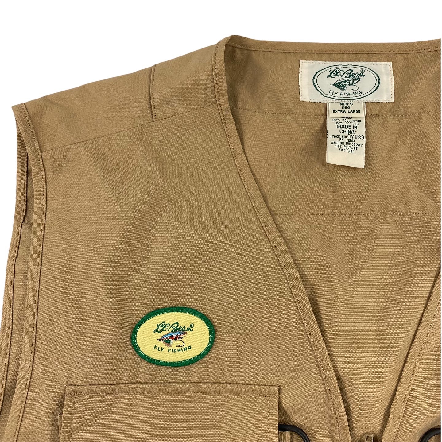 LL Bean fishing vest XL