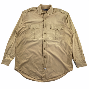 Polo ralph lauren cotton officers shirt. M/L fit