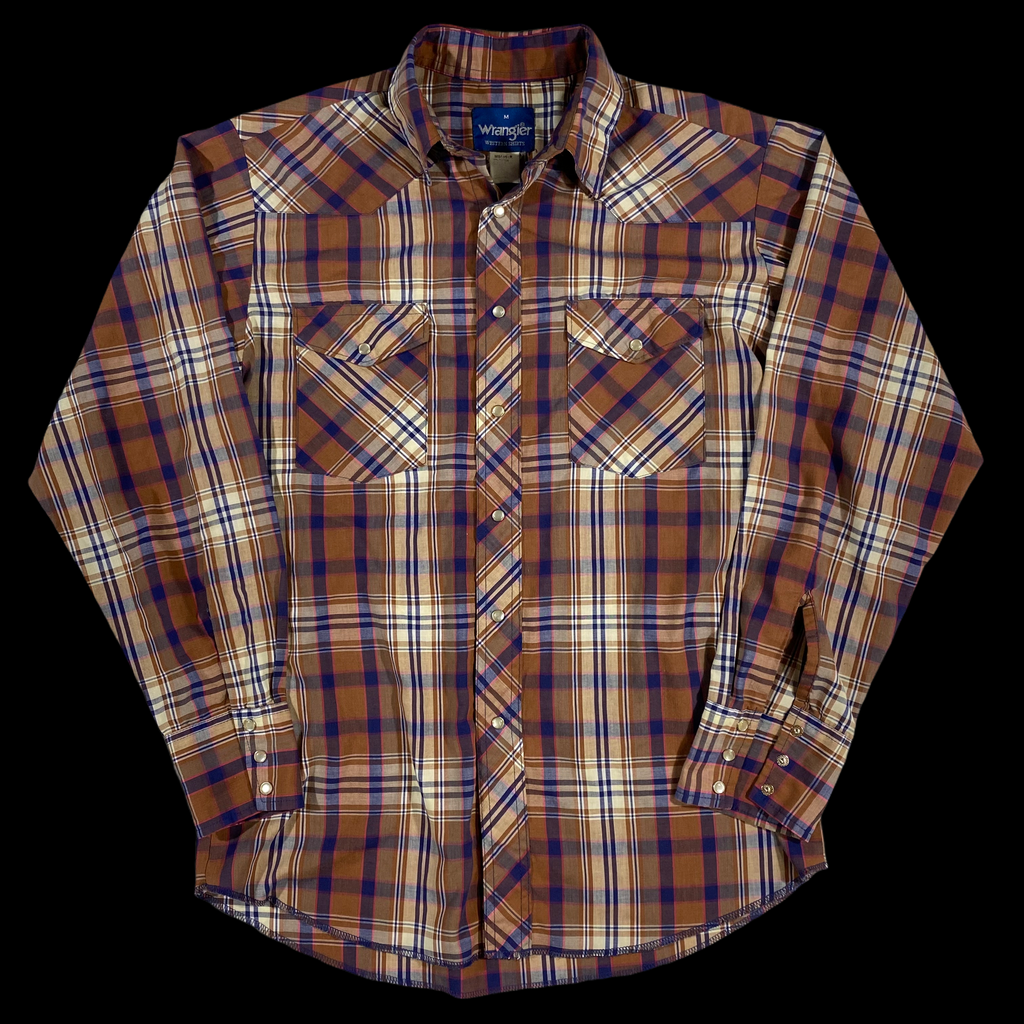80s western wrangler shirt medium