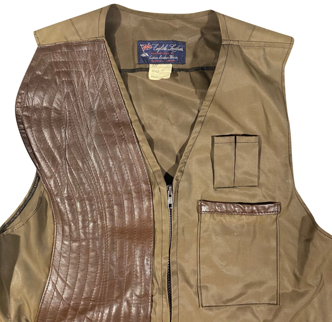 English leathers shooting vest. M L