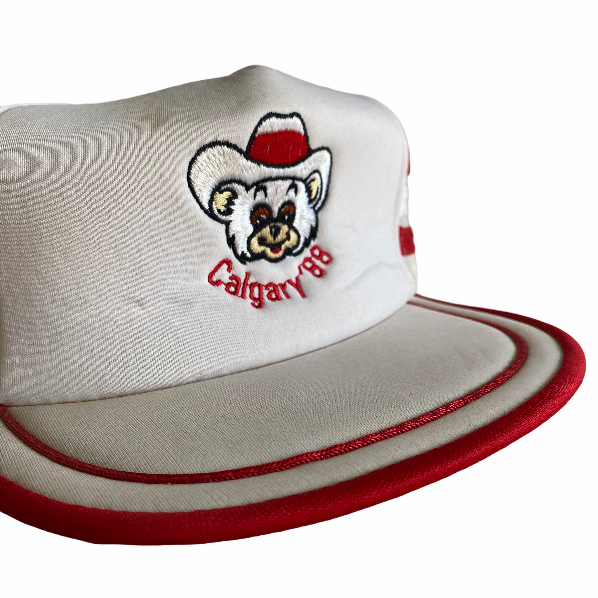 1988 Calgary Olympic 3 Stripe Trucker Hat