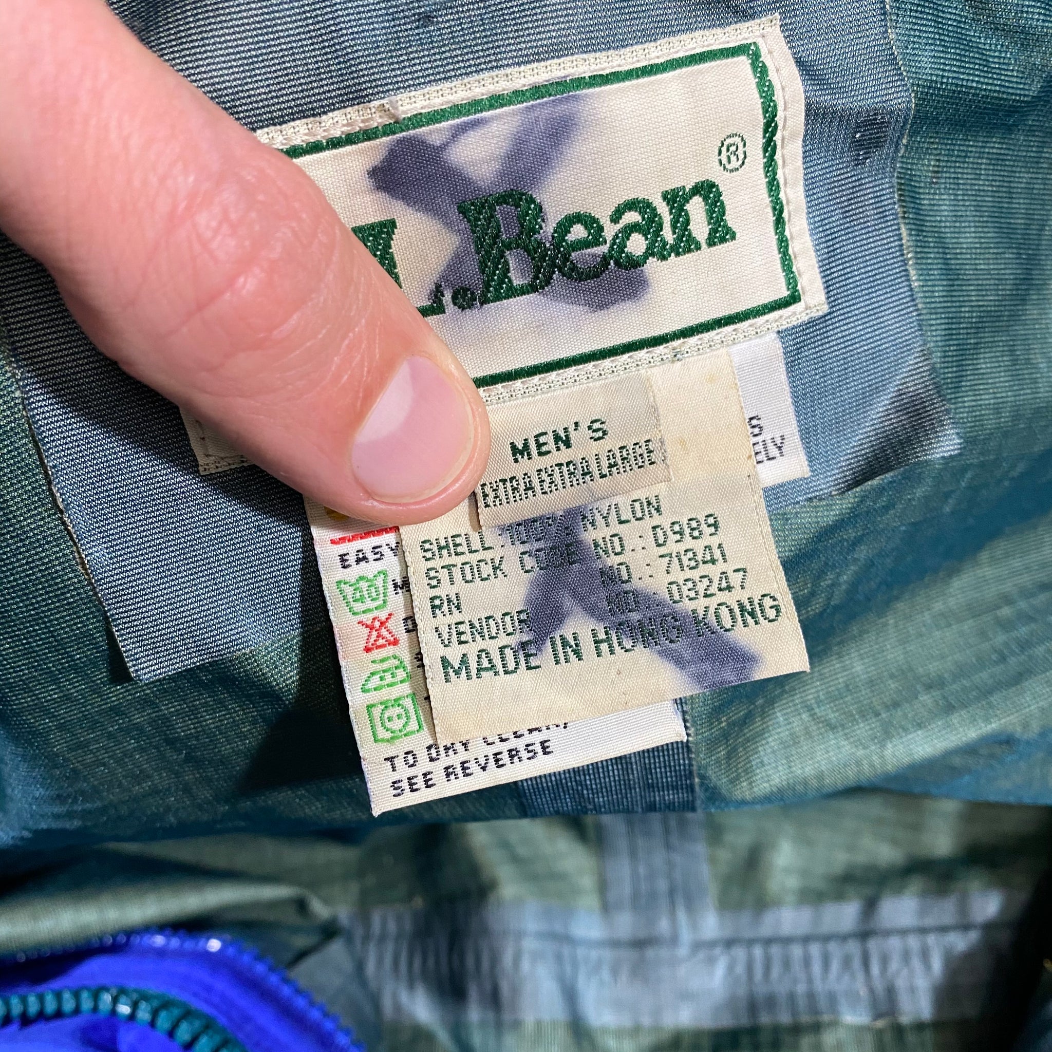 90s LL Bean goretex jacket. taped seams. XXL