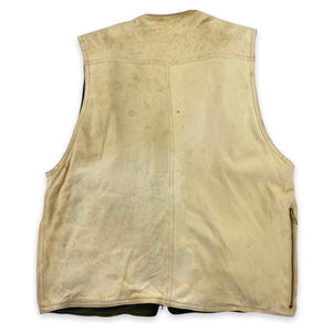 90s Polo ralph lauren suede fishing vest. Small