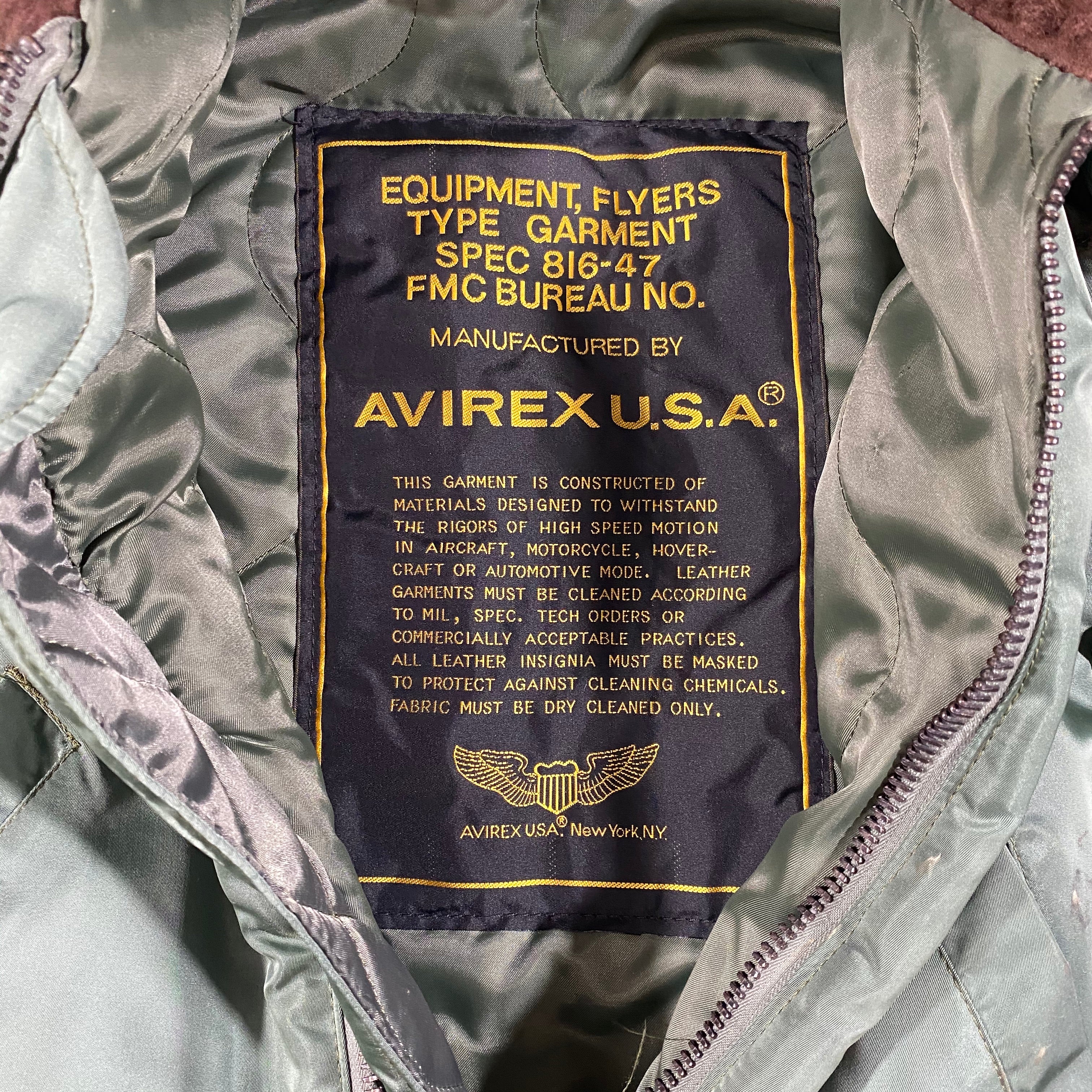 Avirex B-15 bomber Small – Vintage Sponsor