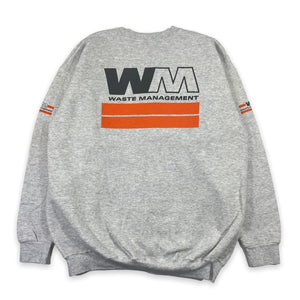 Waste management crewneck - Made in usa 🇺🇸 - size XL