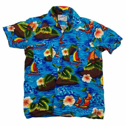 70s Aloha Shirt Small