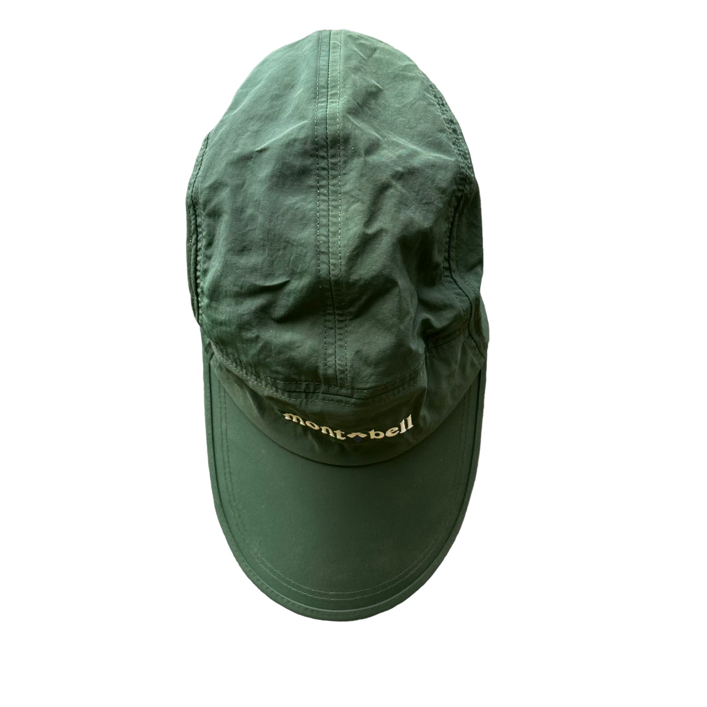 Montbell fishing hat with side sun blockers