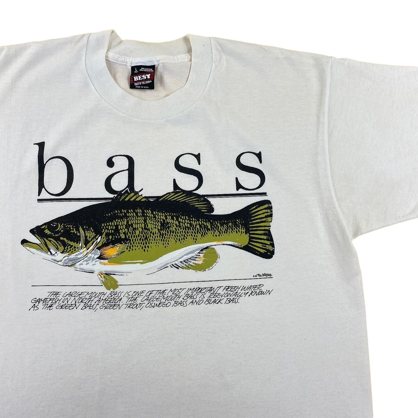 90s BASS tee. large