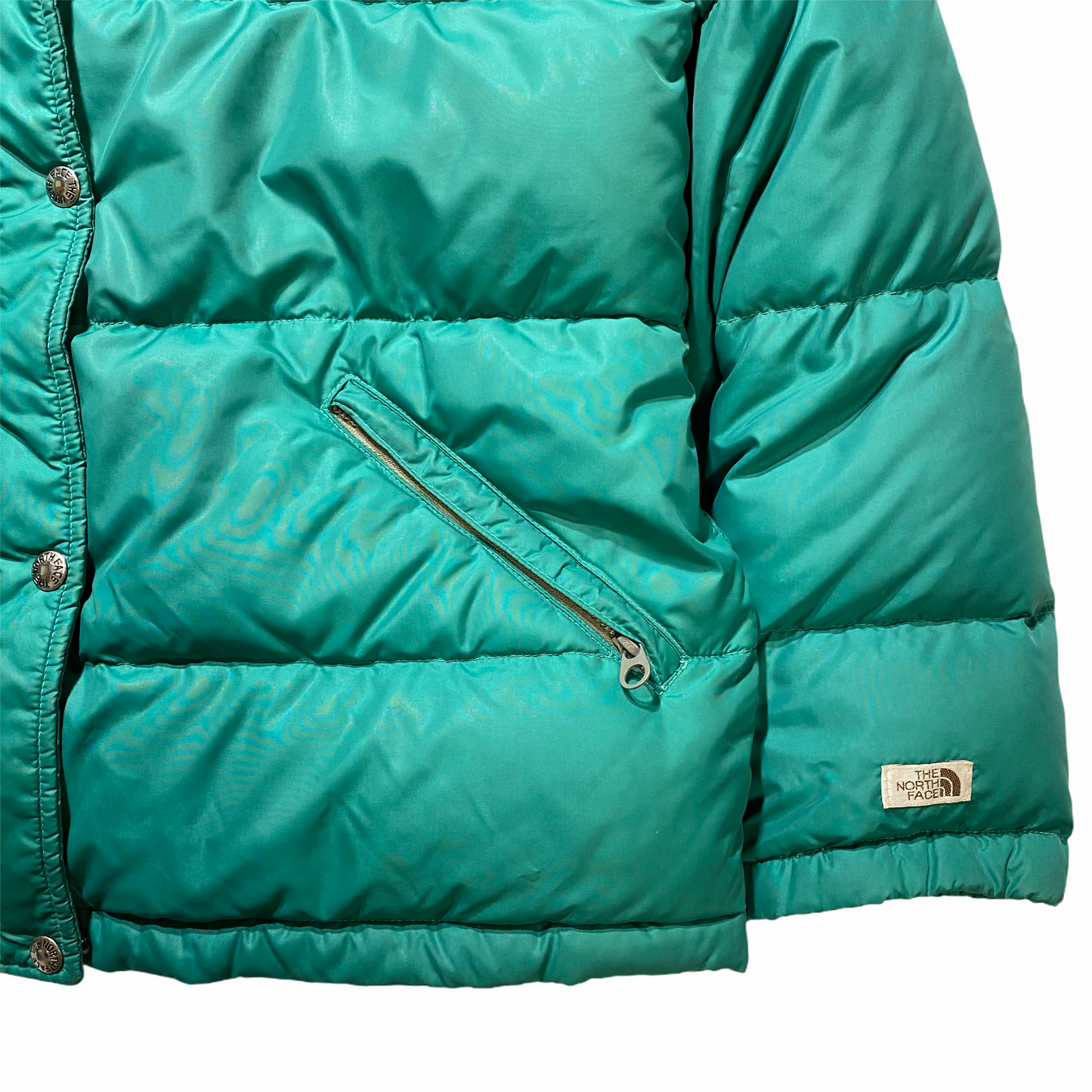 80s North face hood down jacket. wmns medium