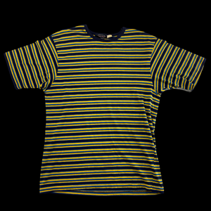 Y2k striped tee. Made in usa🇺🇸 L/XL