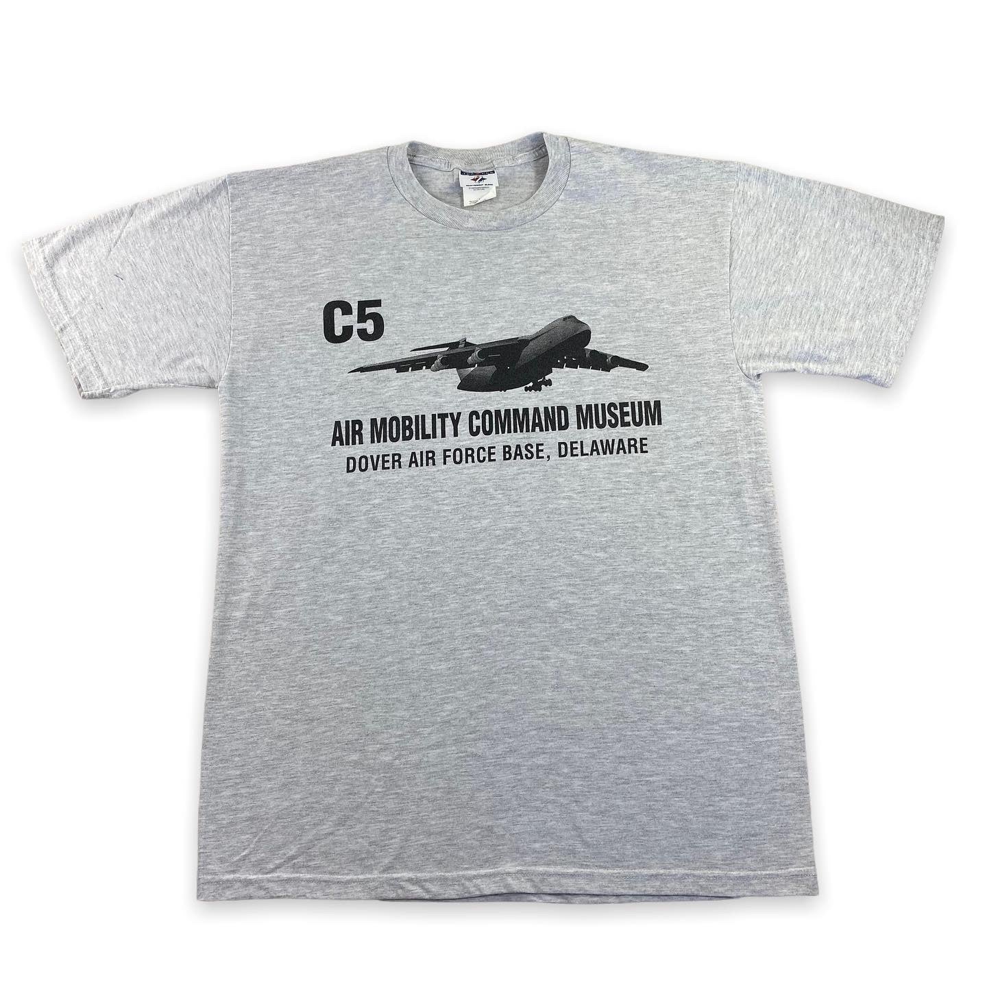 Y2K C5 cargo plane tee. large