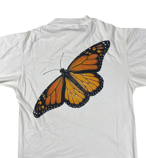 90s Monarch butterfly tee medium