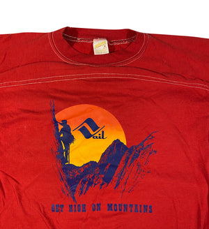 80s Vail. get high on mountains climber tee S/M