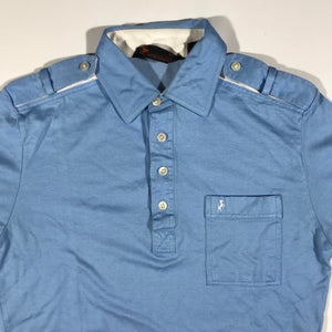 80s polo baby blue S/M