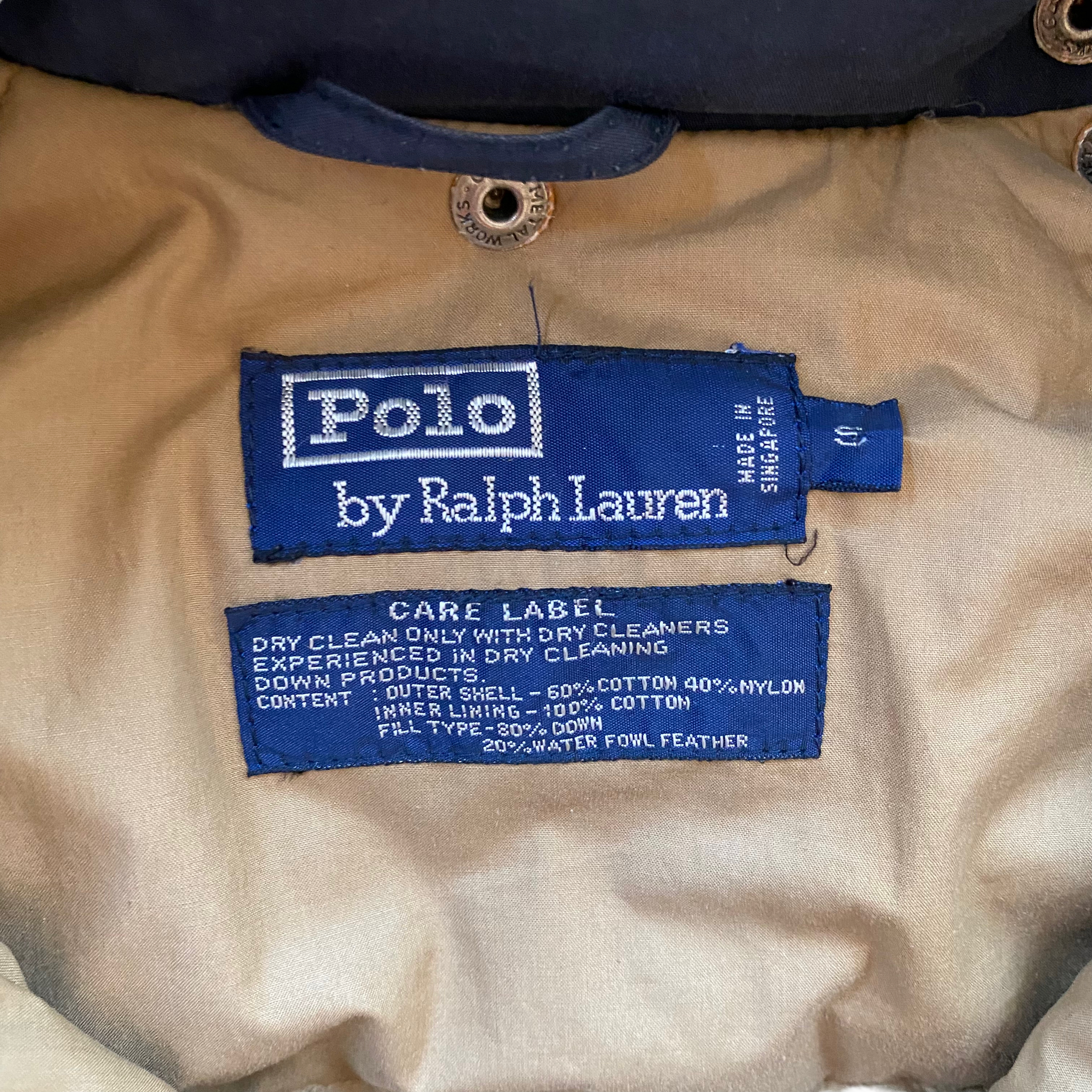 80s Polo down jacket. Small