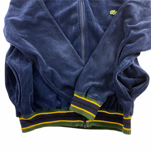 80s Lacoste velour zip jacket. M/L wise