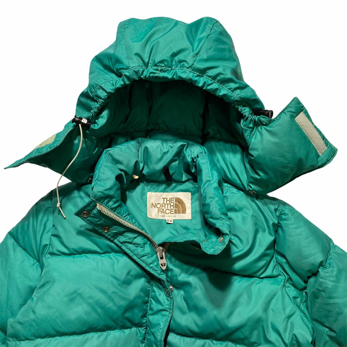 80s North face hood down jacket. wmns medium