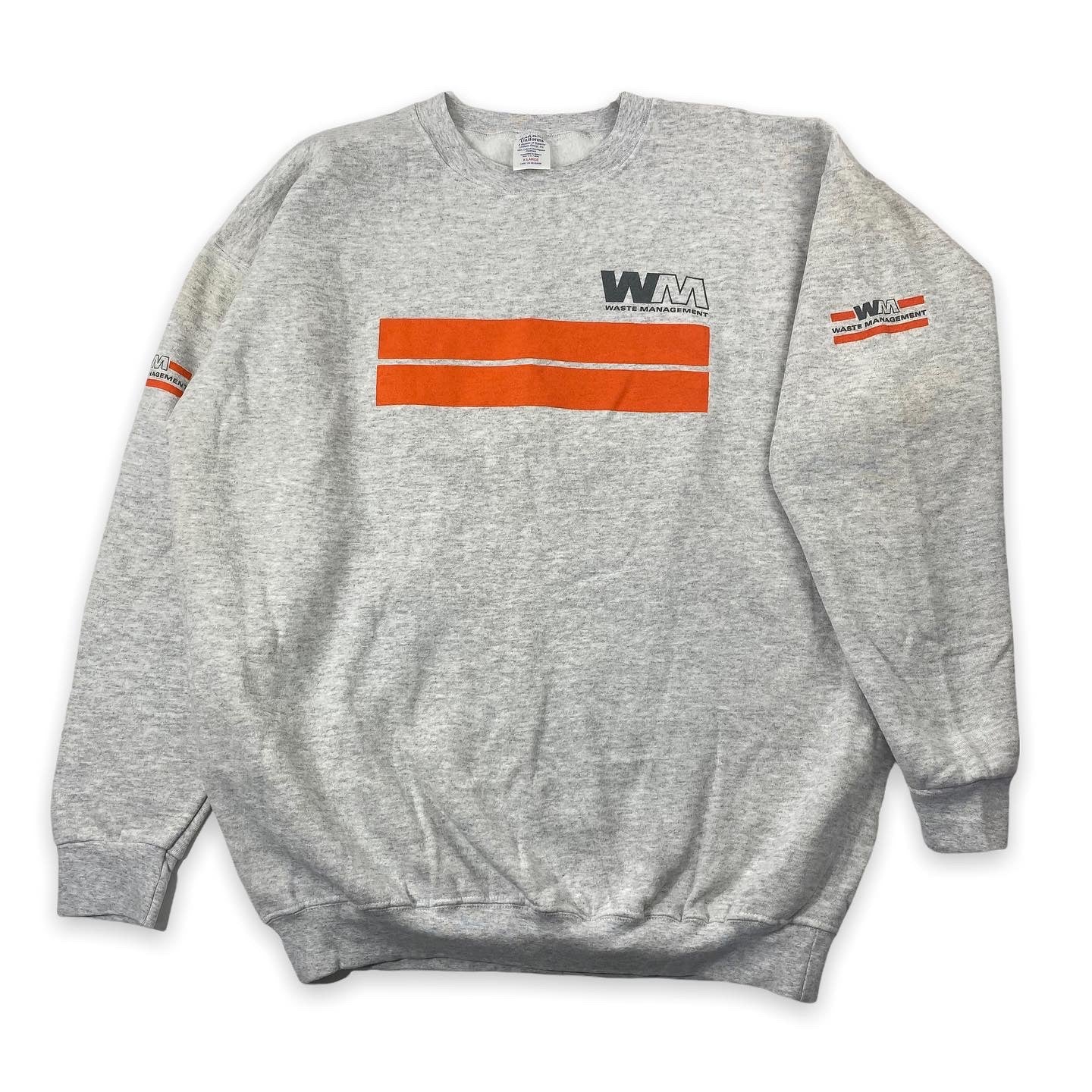 Waste management crewneck - Made in usa 🇺🇸 - Extra Large