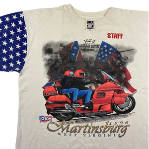 90s Martinsburg motorcycle shirt XL