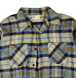 80s Sears heavy cotton button up shirt